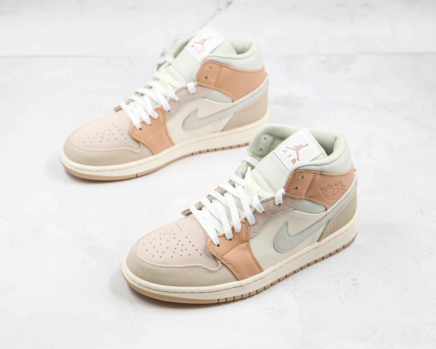 Custom Air Jordan 1 Mid CV3044 100 SneakerNational