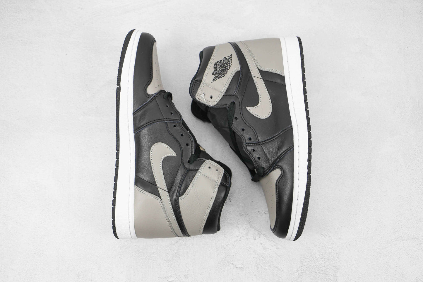 Custom Black Grey Jordan 1 High Q ( Customs And Box ), Jordan 1 Sneakers SneakerNational