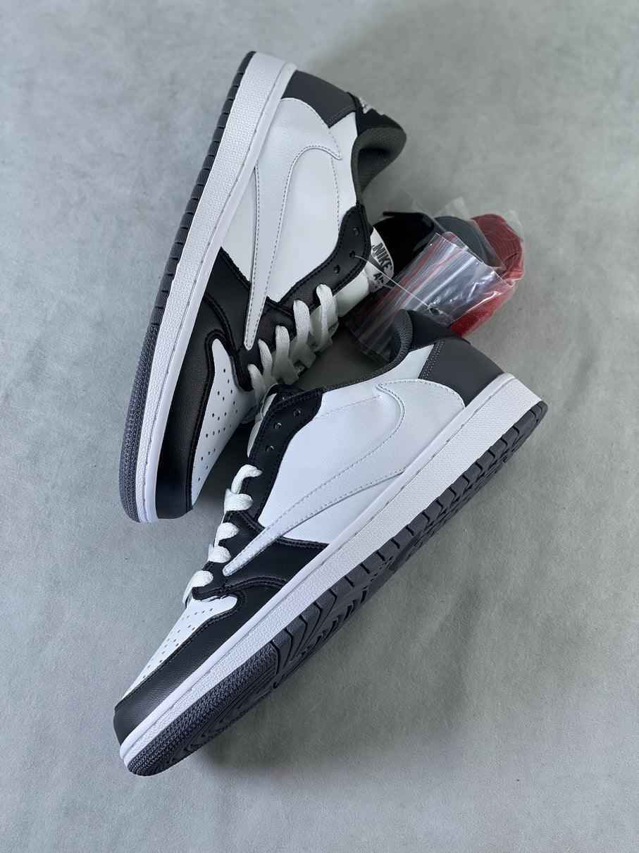 Custom Fragment x LV TS x Air Jordan 1 Low Reverse Mocha SneakerNational