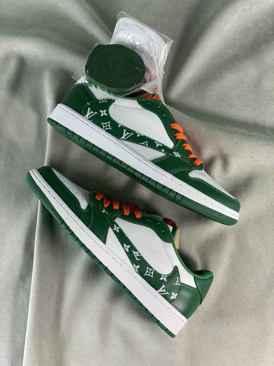 Custom Fragment x Travis Scott x Air Jordan 1 Low DM7866-885 SneakerNational