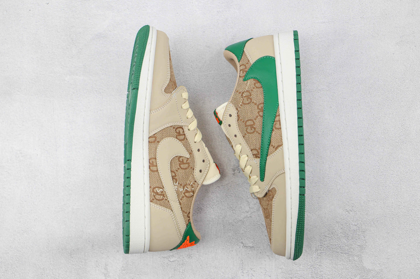 Custom Fragment x Travis Scott x Air Jordan 1 Low GG TS SneakerNational