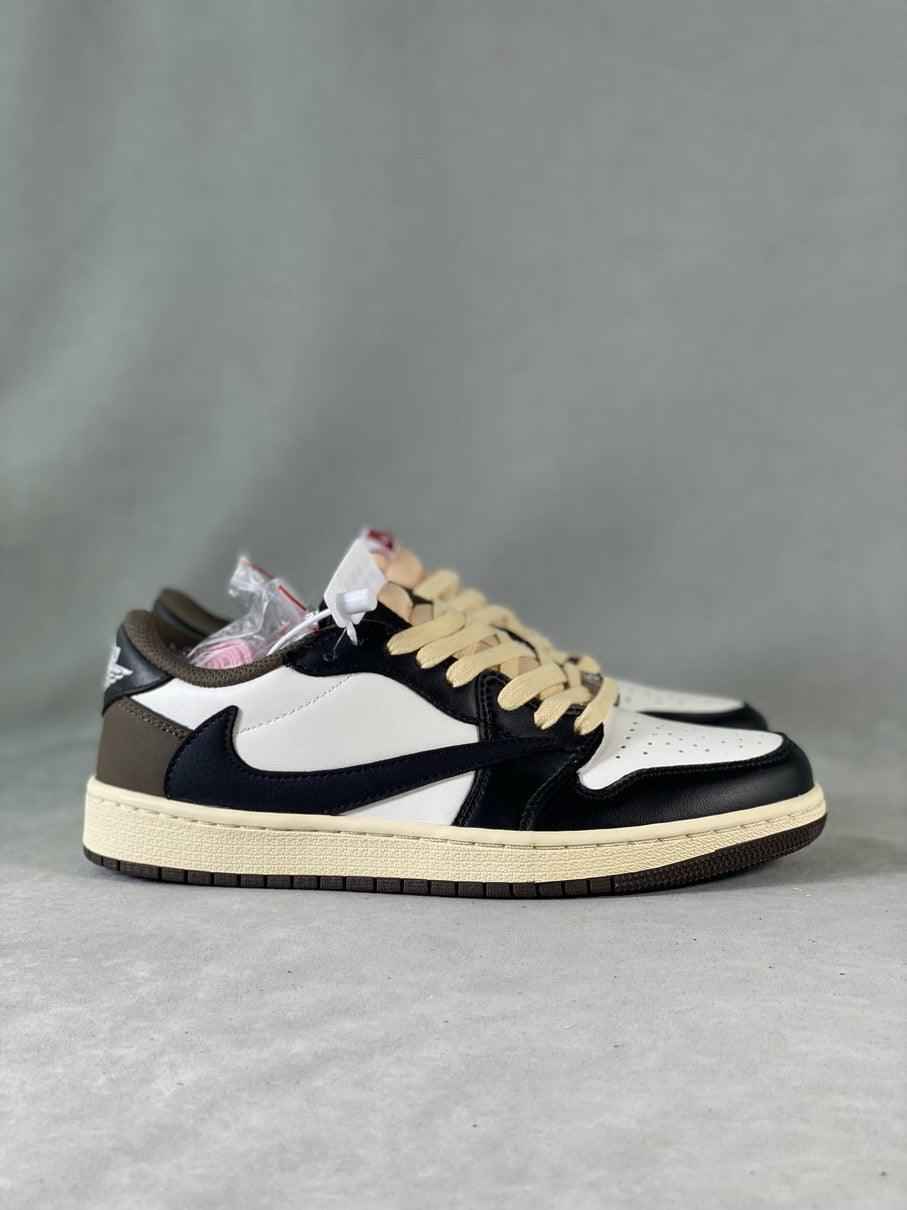 Custom Travis Scott × Air Jordan 1 Low OG “Reverse M CQ4277 105 SneakerNational