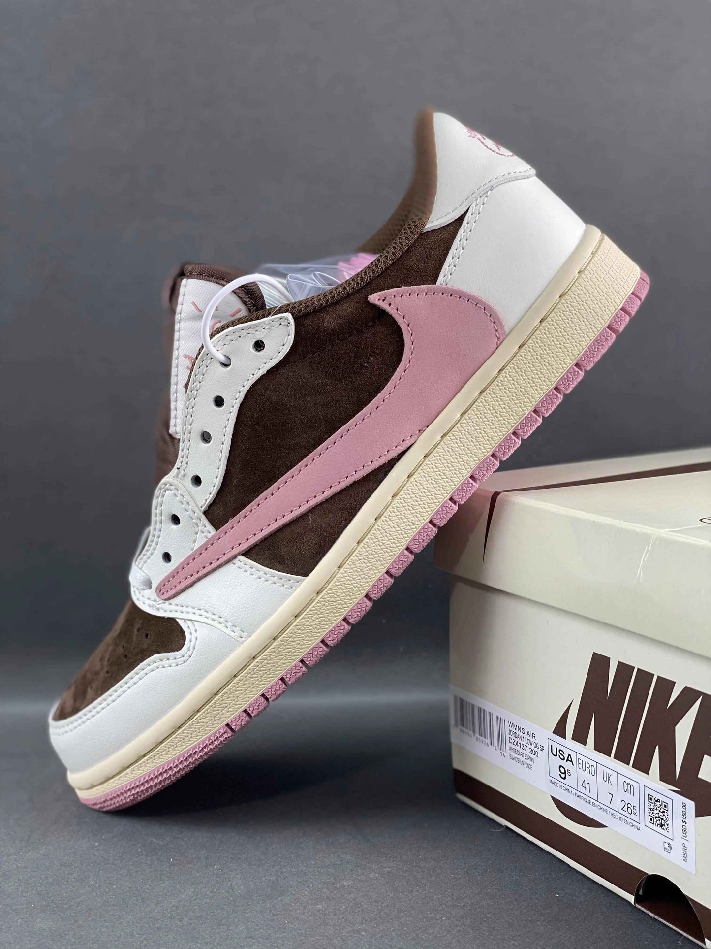 Custom Travis Scott x Air Jordan 1 Low DX4131-206 SneakerNational