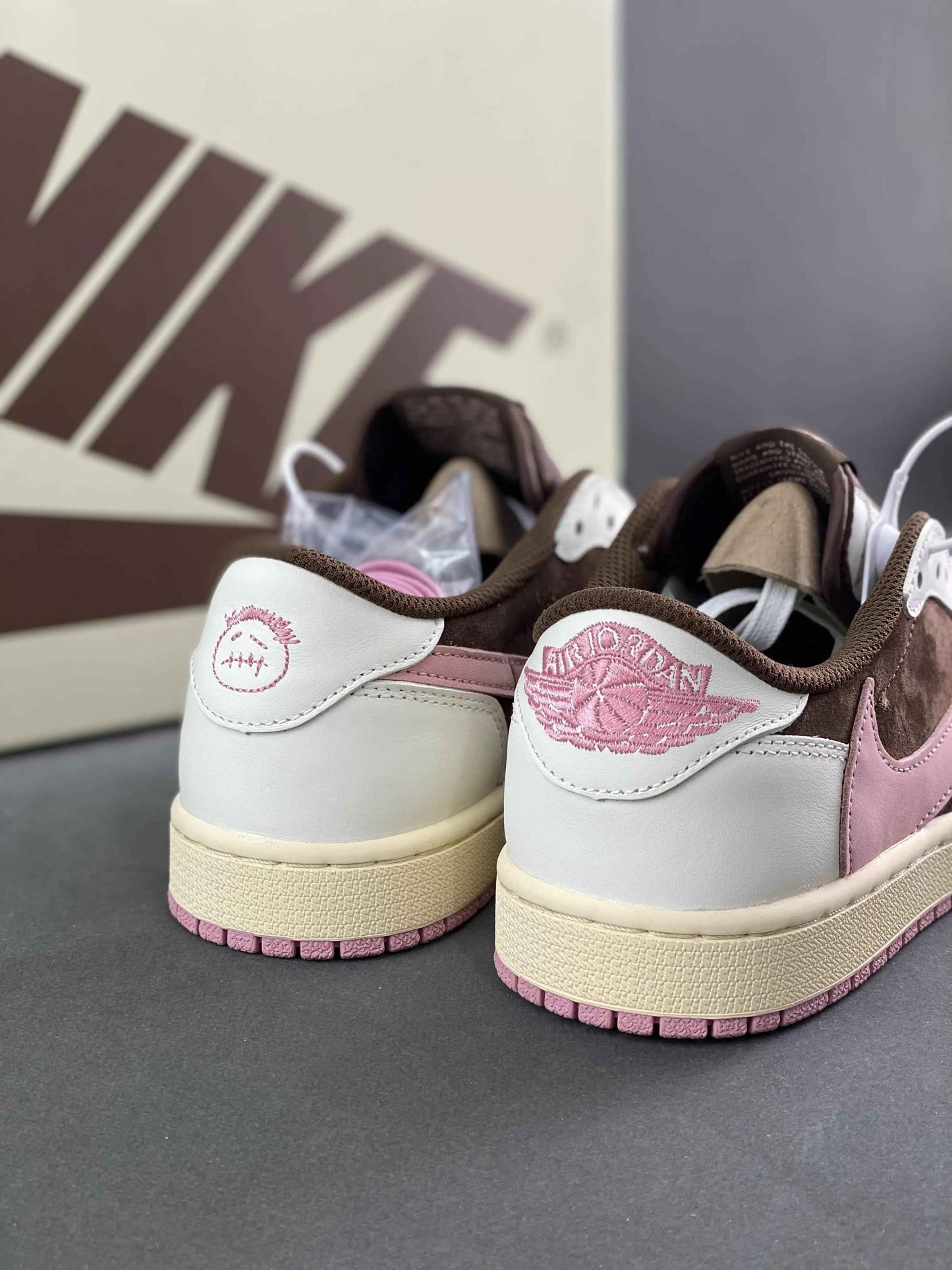 Custom Travis Scott x Air Jordan 1 Low DX4131-206 SneakerNational