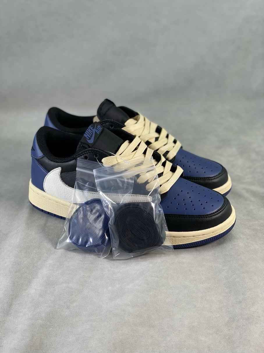 Custom Travis Scott x Fragment x Air Jordan 1 Low DM7866-001 SneakerNational