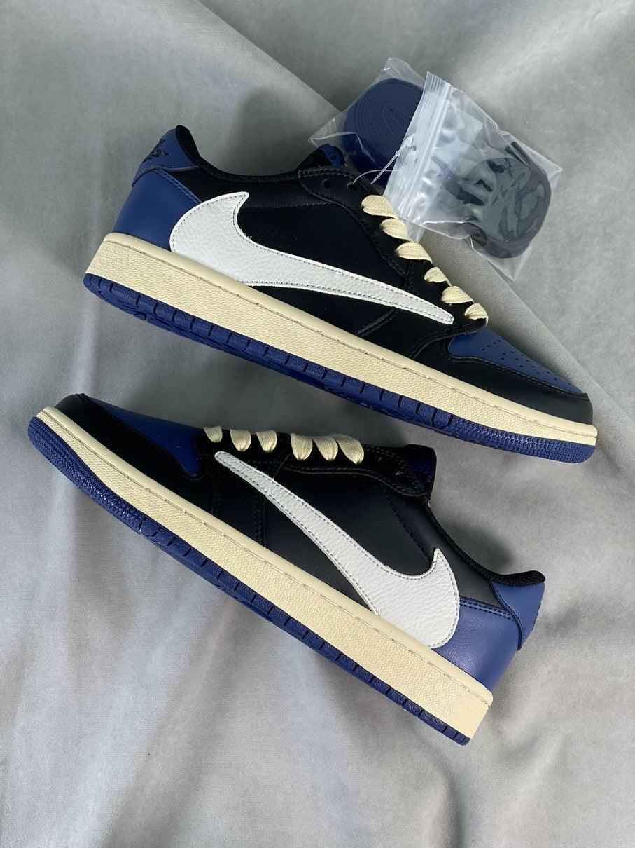 Custom Travis Scott x Fragment x Air Jordan 1 Low DM7866-001 SneakerNational