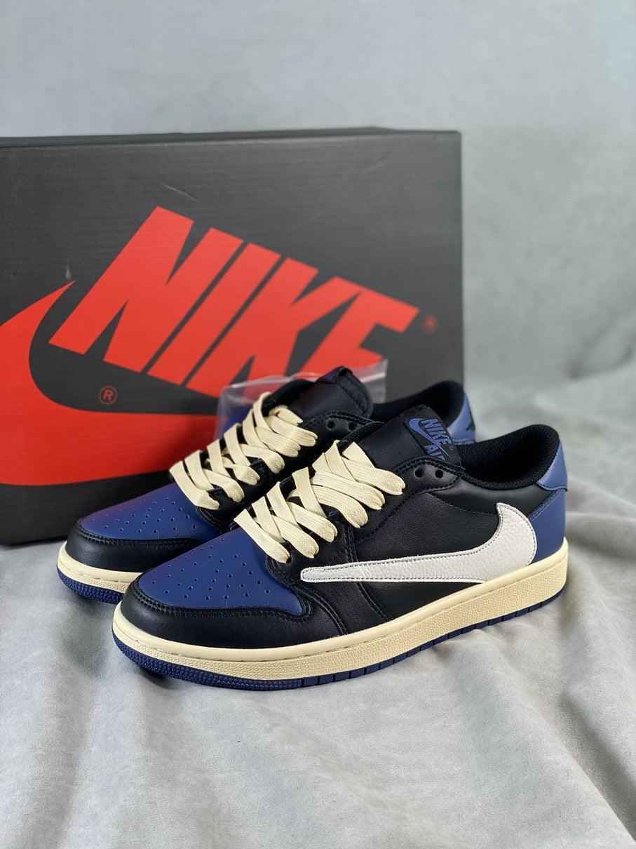 Custom Travis Scott x Fragment x Air Jordan 1 Low DM7866-001 SneakerNational