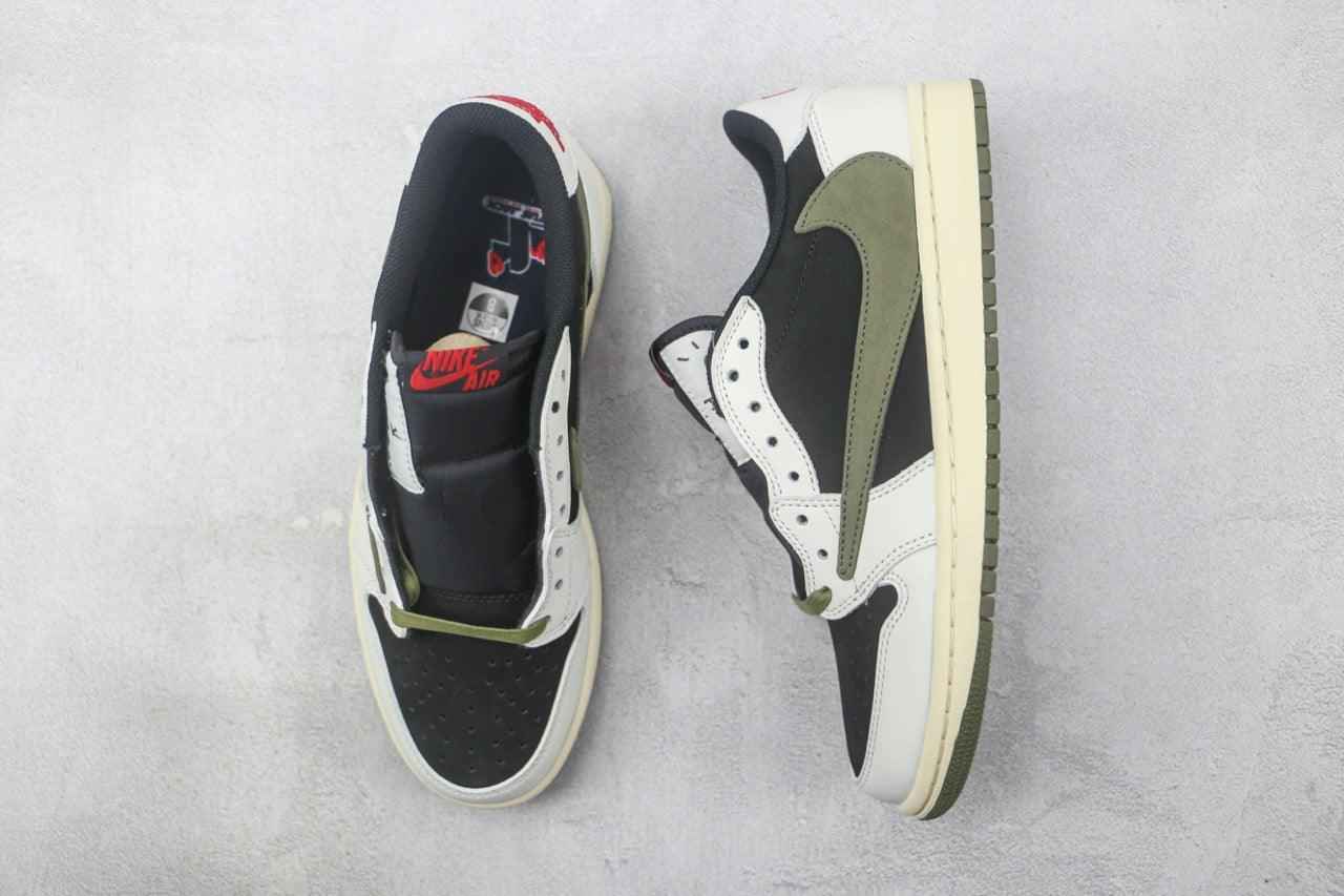 Custom Travis Scott x Fragment x Air Jordan 1 Low DZ4137 106 - Exclusive Travis Scott Air Jordan 1 Low Release SneakerNational