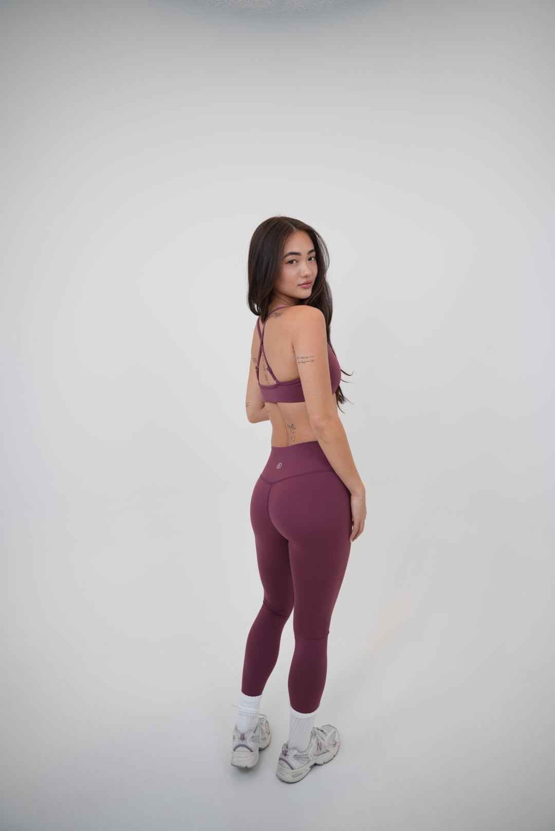 My Time Is Divine Plum Sculpt V-Waist Legging