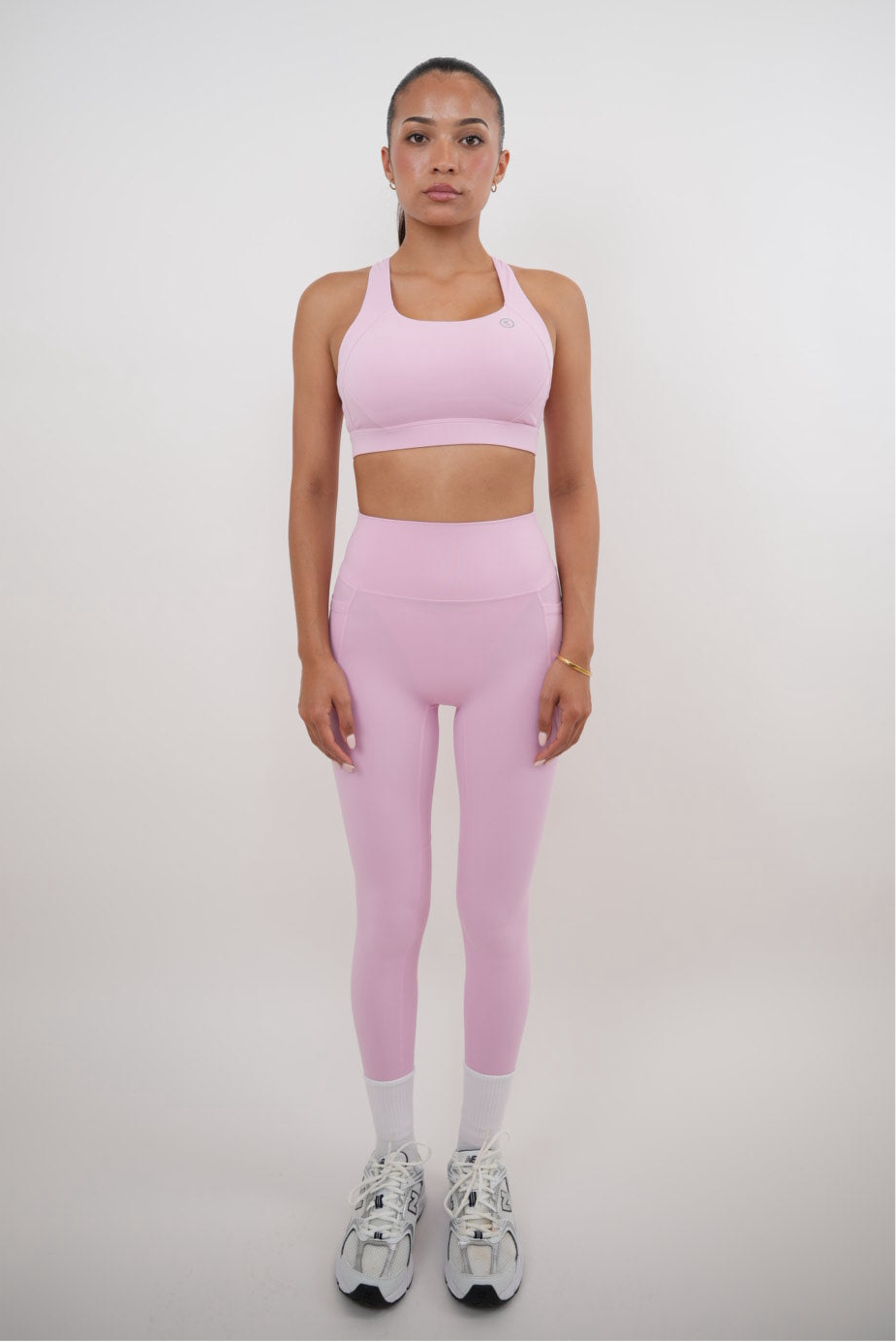 I Am Glowing Pink Blossom Quick Dry Butter Legging KIMITH BRAND
