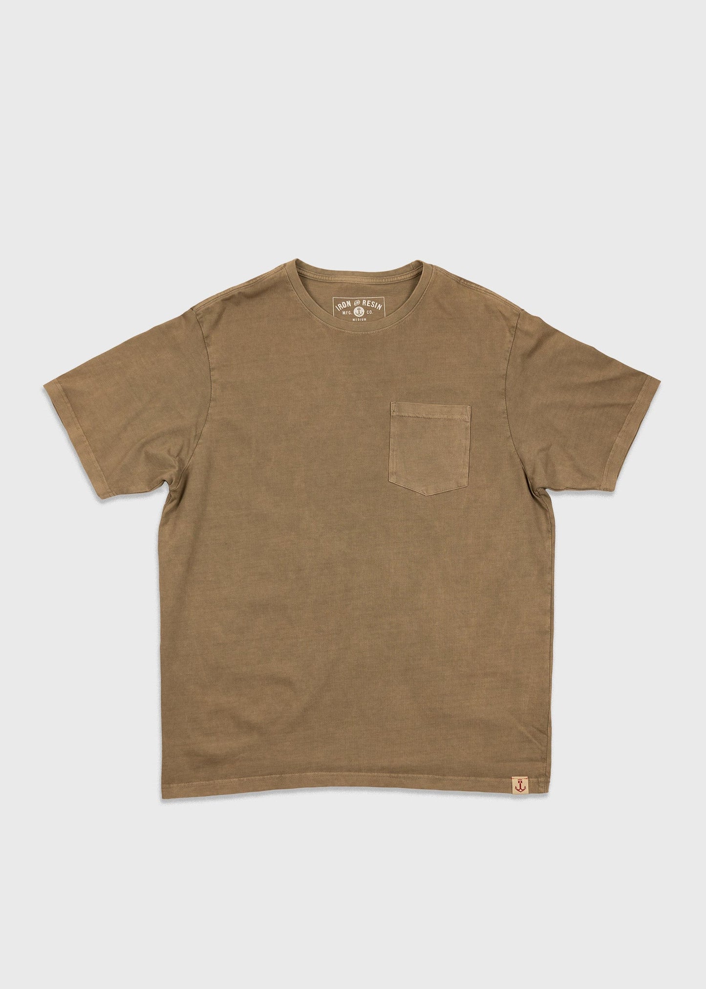 Faded Pocket Tee Iron & Resin