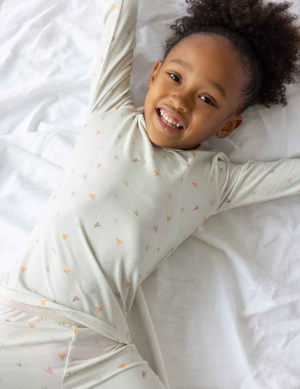 Heart Bamboo Kids Pajama Set