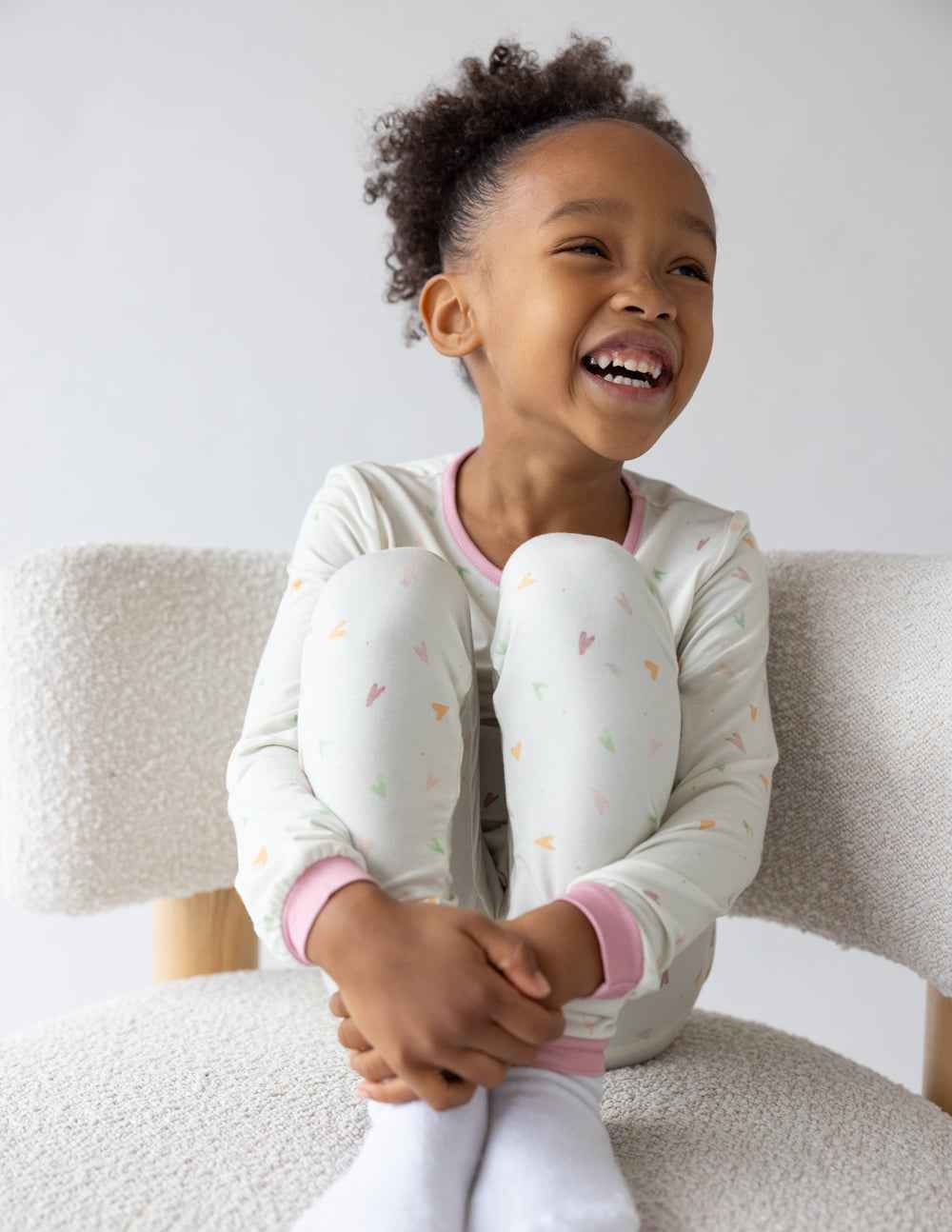 Heart Bamboo Kids Pajama Set