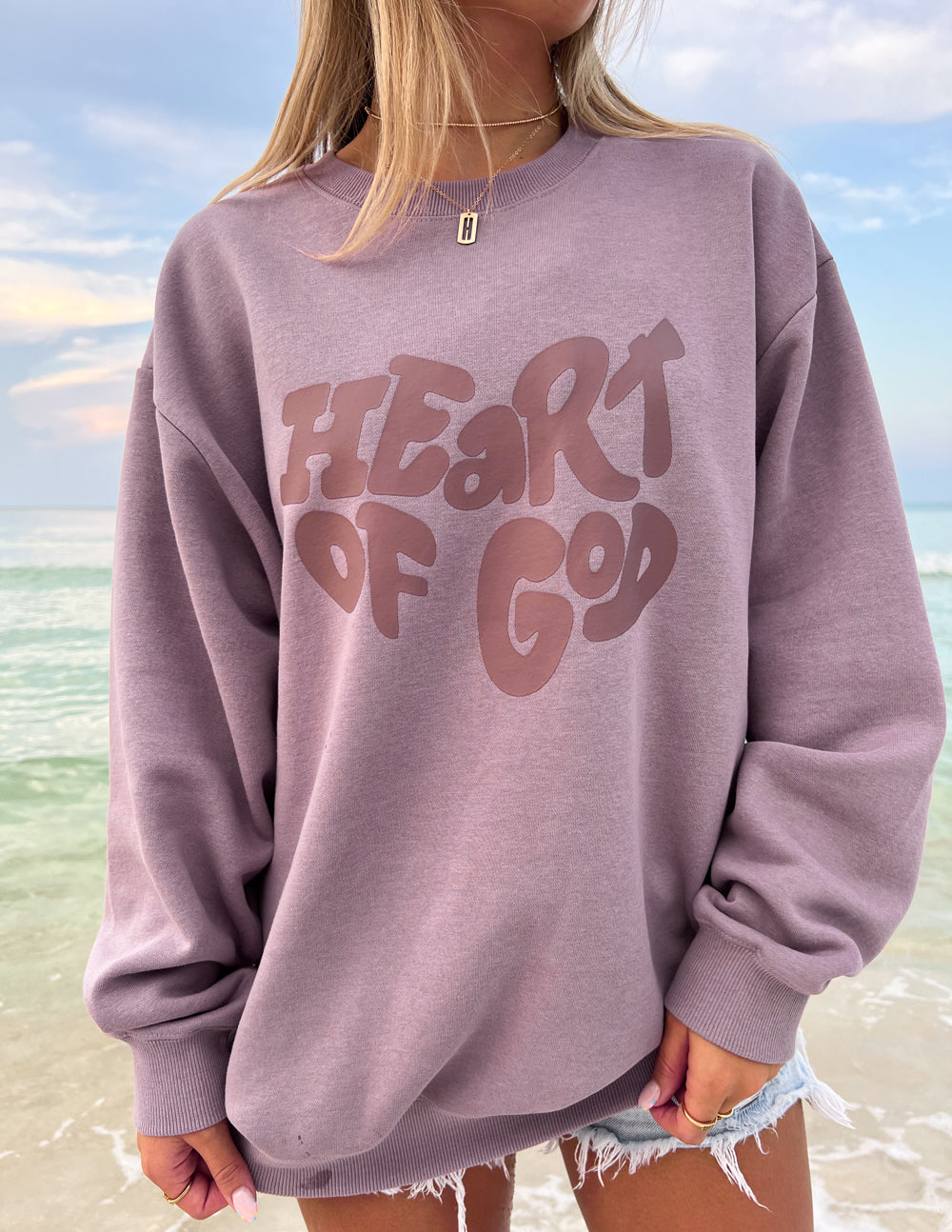 Heart of God Unisex Crewneck Elevated Faith