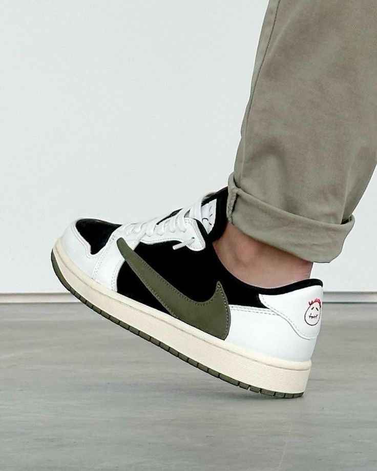 Air Jordan 1 Travis Scott Olive Wmns Limited Edition Retro Low OG Sneakers SneakerNational