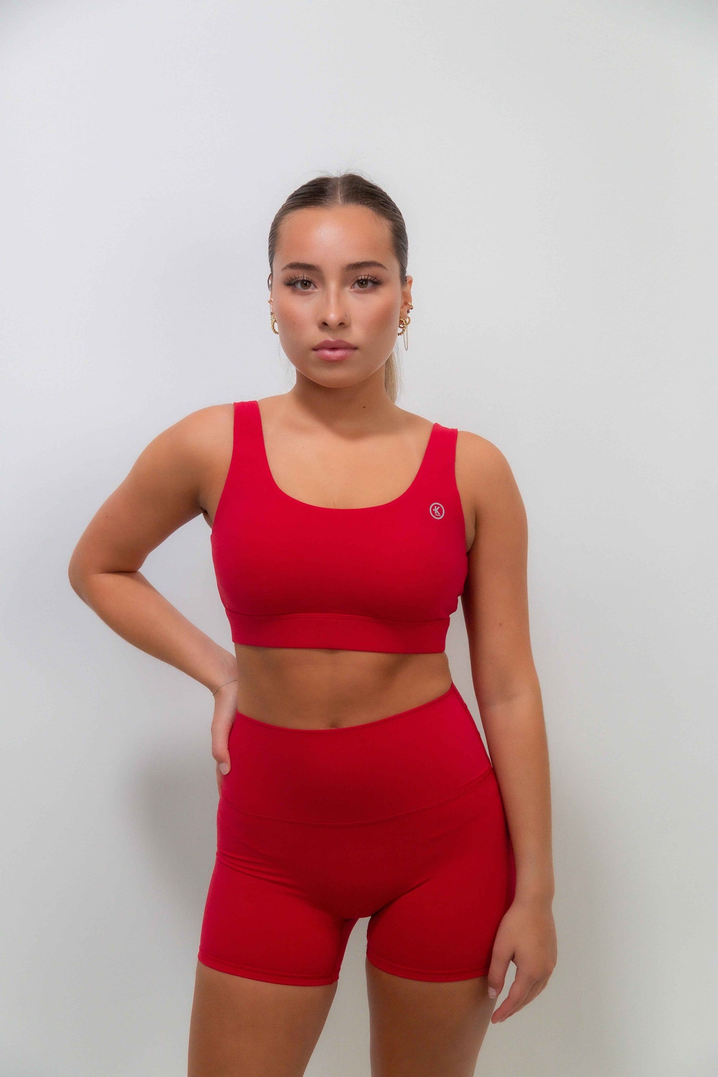 I Am Beautifully Radiant Quick-Dry Butter Red Short