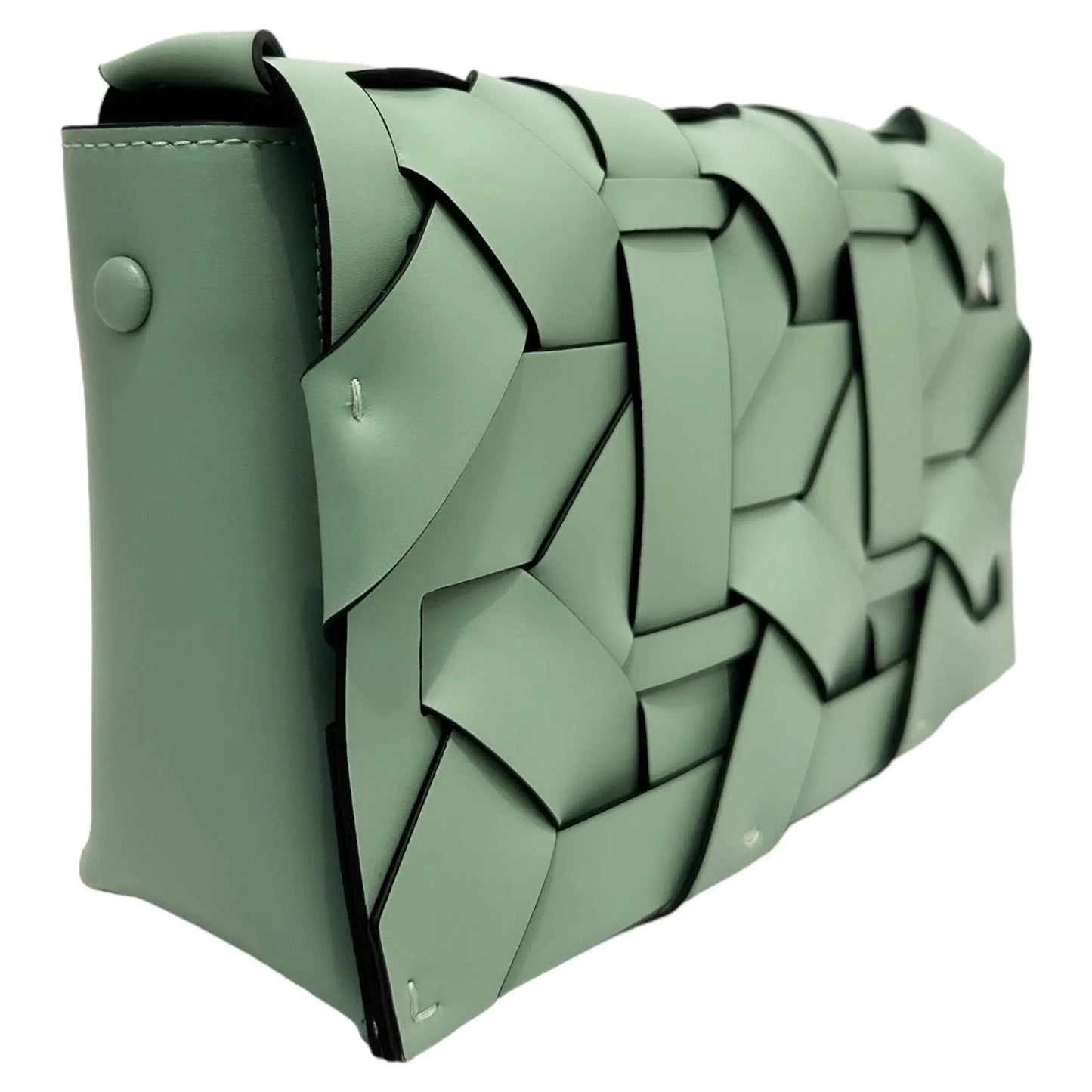 THE ZENOBIA WOVEN CLUTCH thebagicon