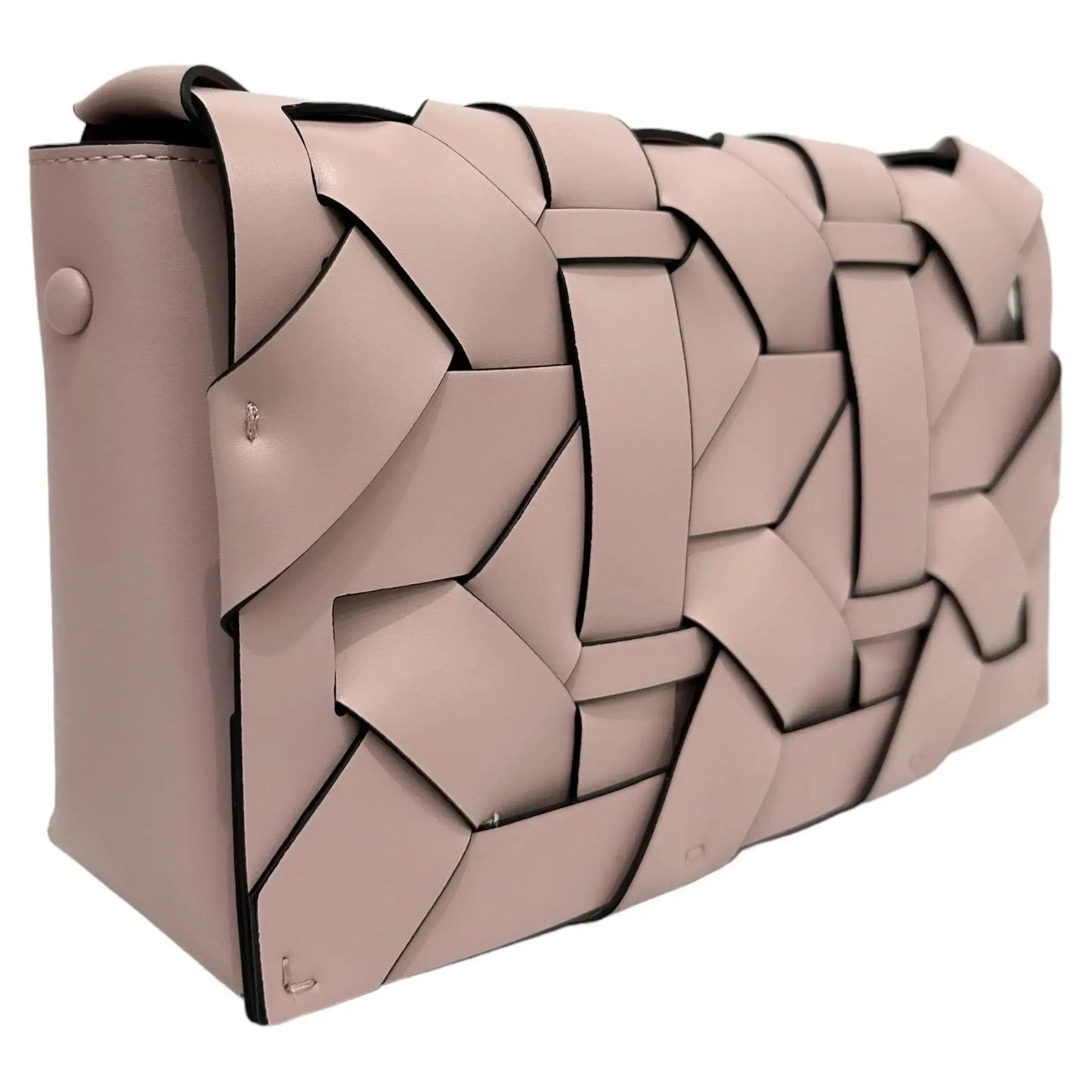 THE ZENOBIA WOVEN CLUTCH thebagicon