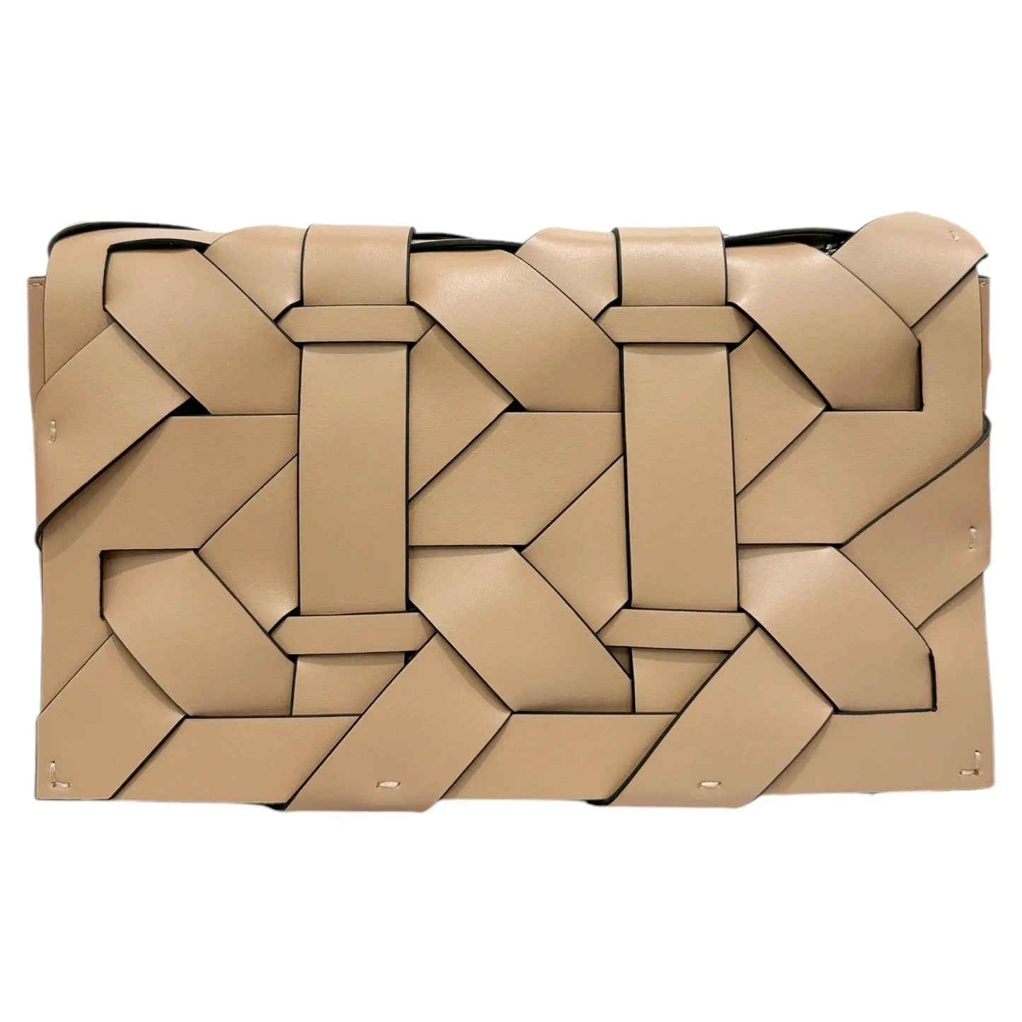 THE ZENOBIA WOVEN CLUTCH thebagicon
