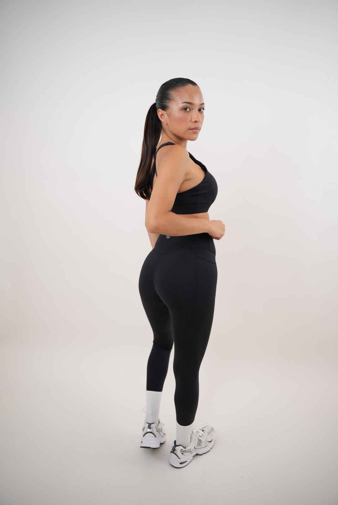 I Am Glowing Black Quick Dry Butter Soft Legging