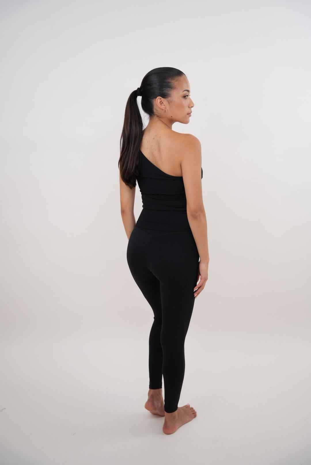 I Am Wealthy Black Comfort Stretch Legging