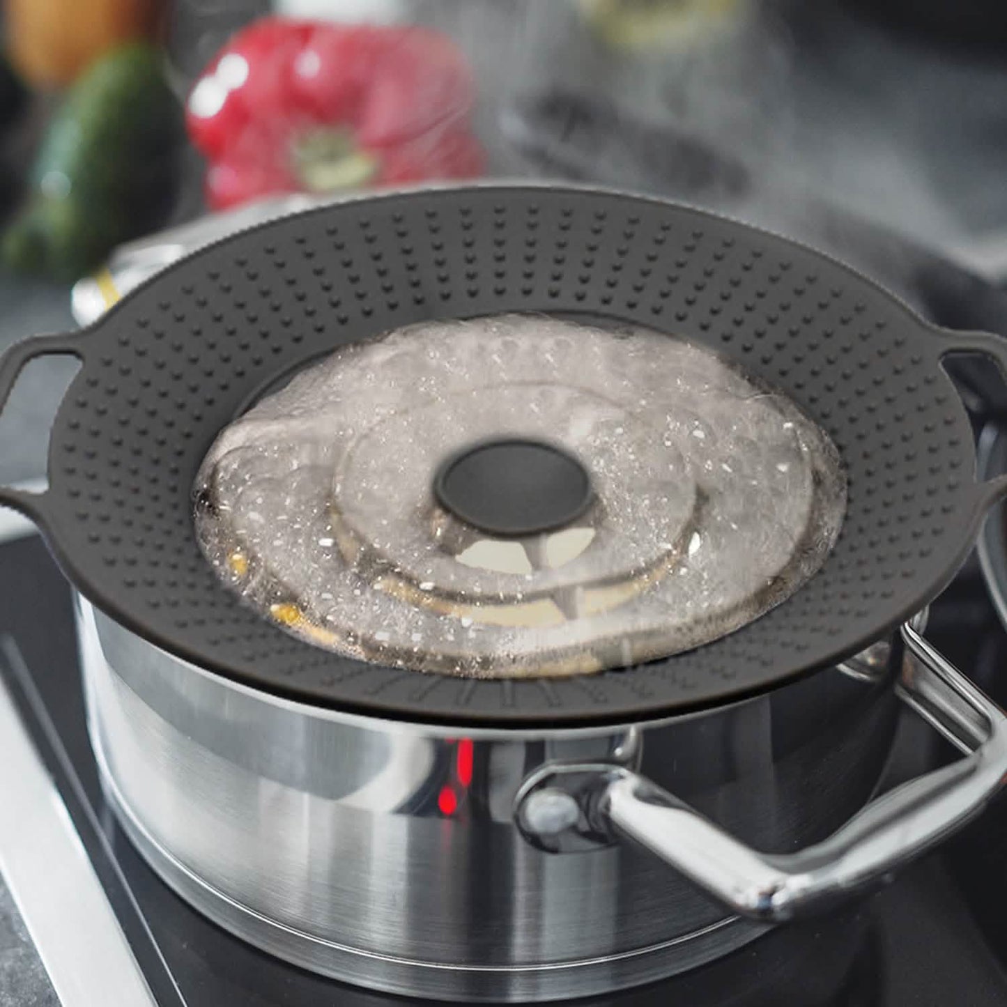 Boil Over Spill Stopper Safeguard Lid Cover For Pots And Pans DailySale