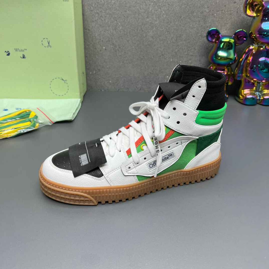 Off-White Off-Court 3.0 White Green High-Top Sneaker