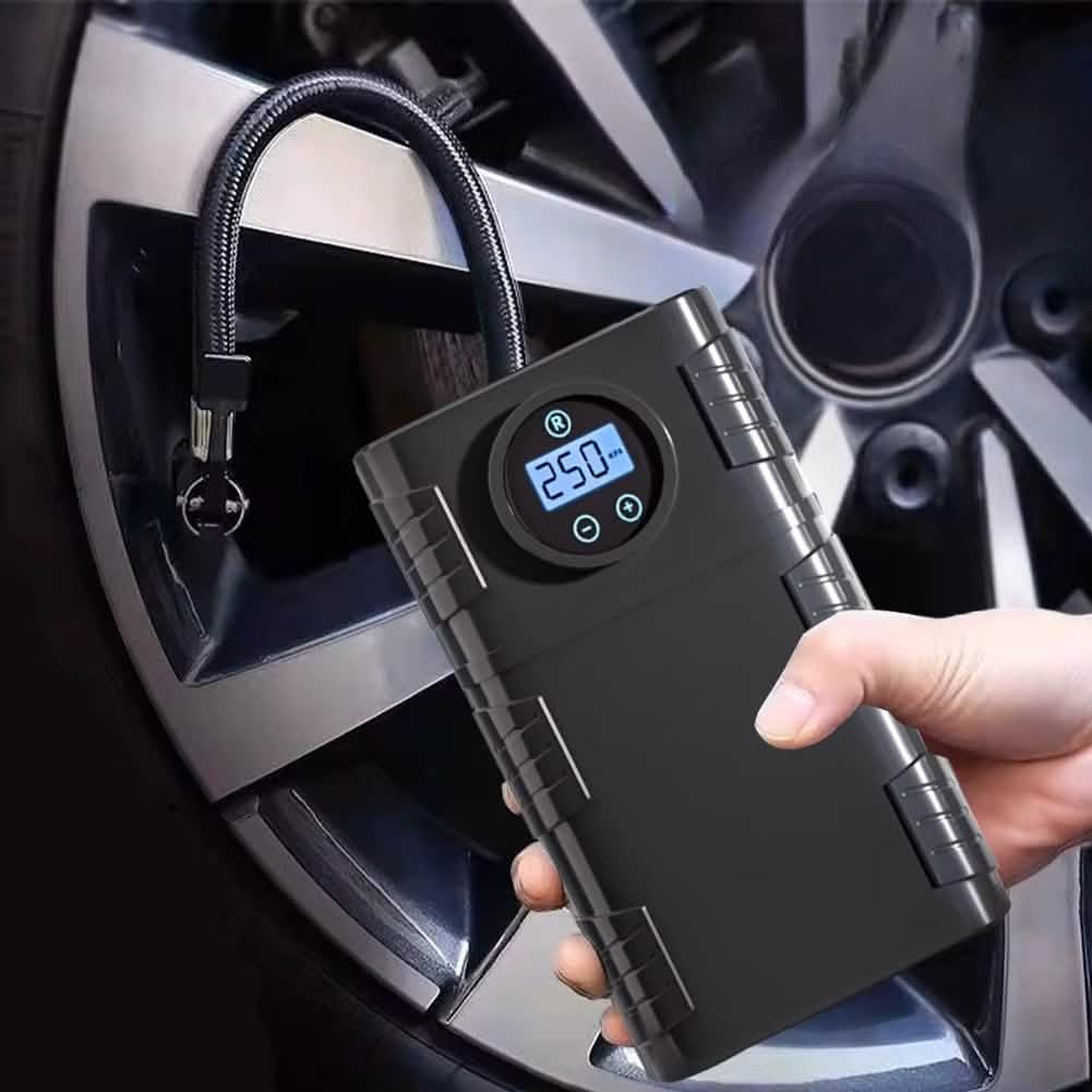 Portable 120 PSI Cordless Air Compressor – Tire Inflator for Car, Bike & Motorcycle DailySale