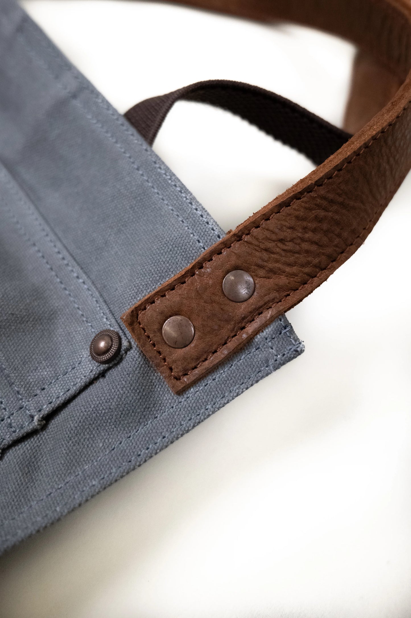 Canvas Shop Apron Iron & Resin