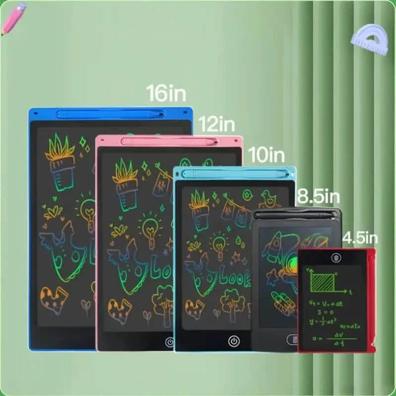 Digital LCD Writing Tablet with Stylus Pen – Reusable Wipeable Dry-Erase Doodle & Drawing Board DailySale