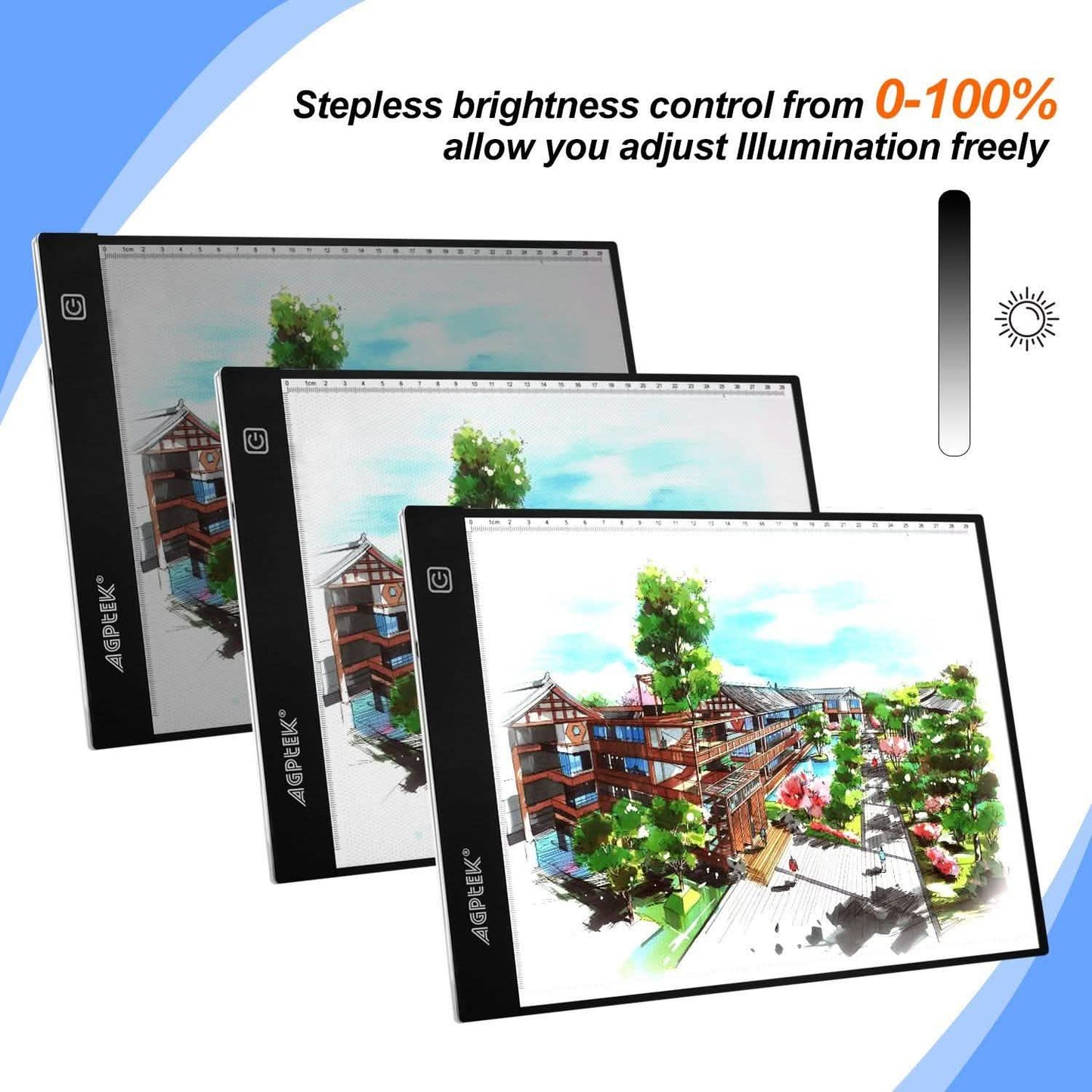 A4 Size LED Artcraft Tracing Light Pad Box Tattoo Animation Designing DailySale
