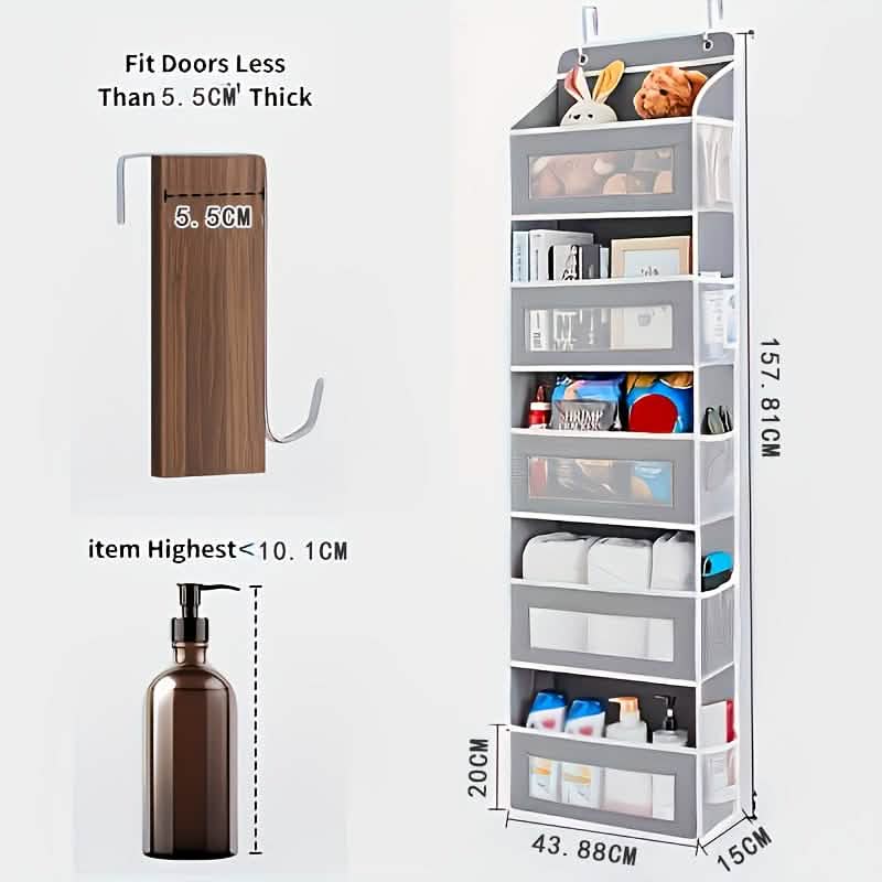 5-Tier Over-the-Door Storage Box Organizer DailySale