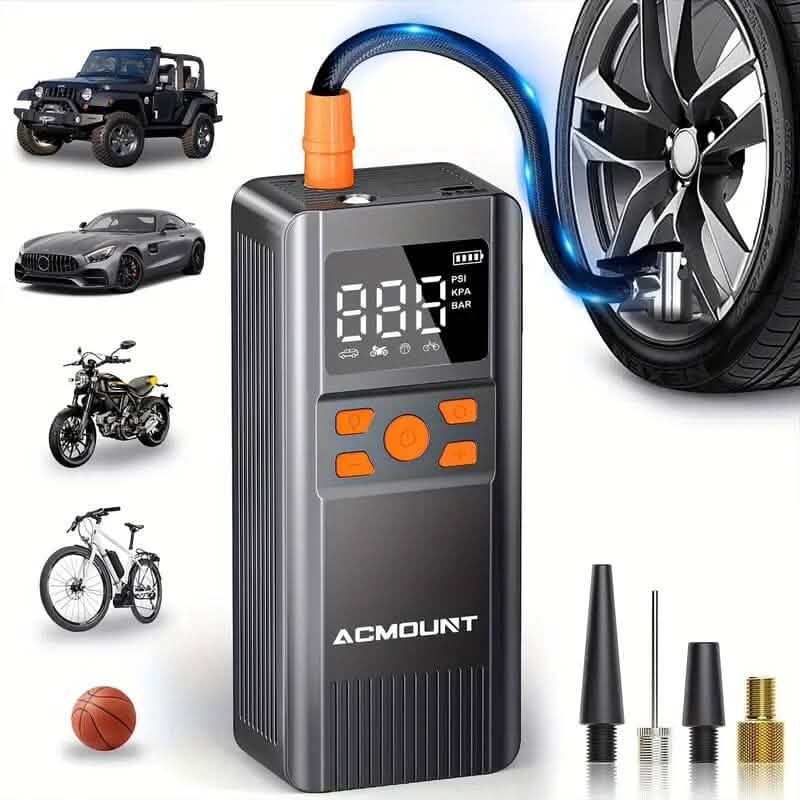 Acmount Tire Inflator Portable Air Compressor 150PSI DailySale