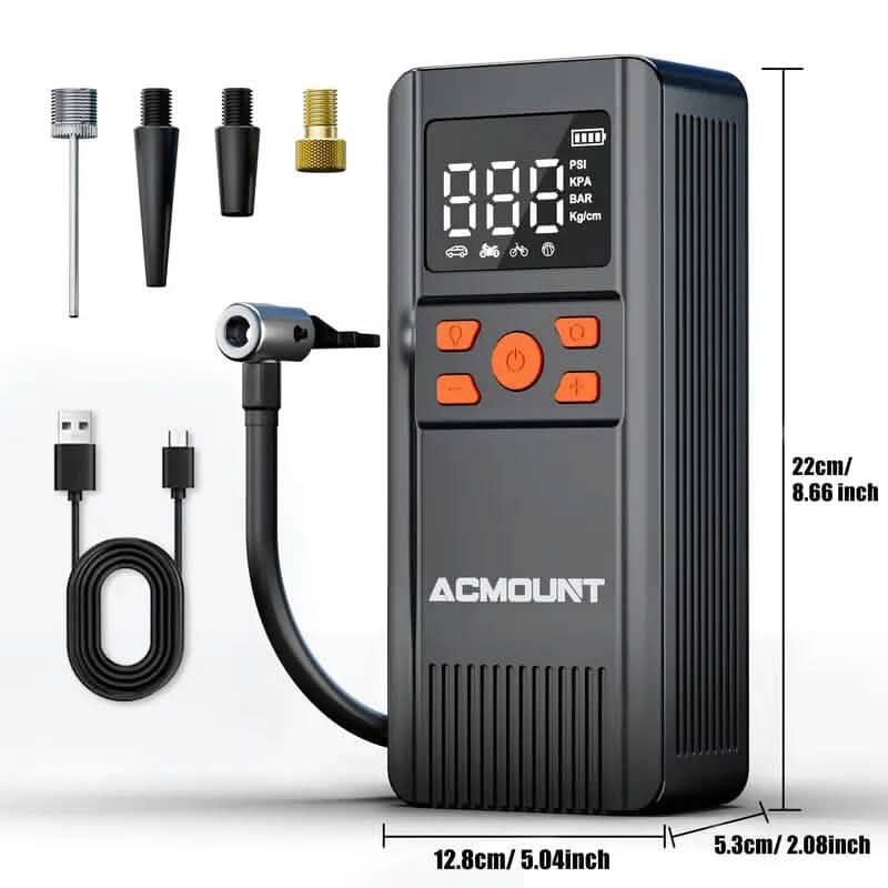 Acmount Tire Inflator Portable Air Compressor 150PSI DailySale