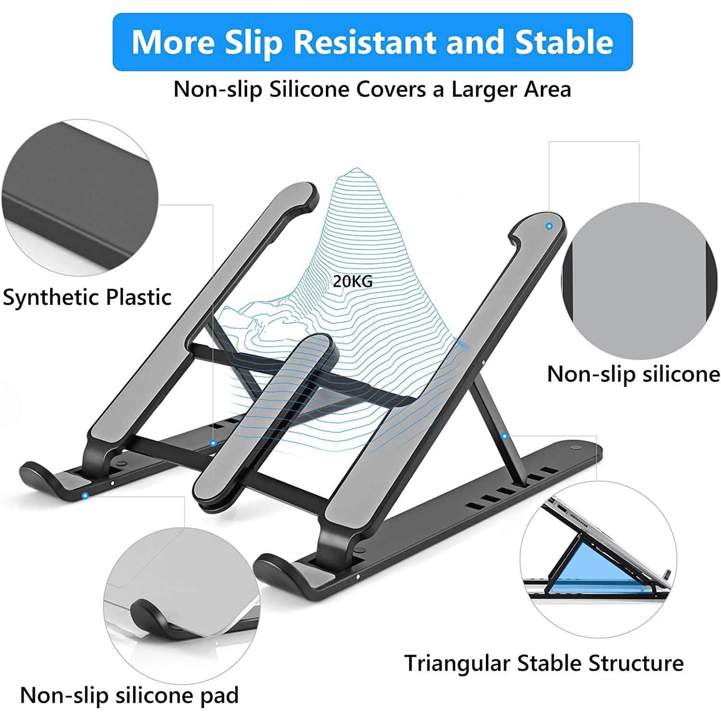 Adjustable Foldable Laptop Stand DailySale