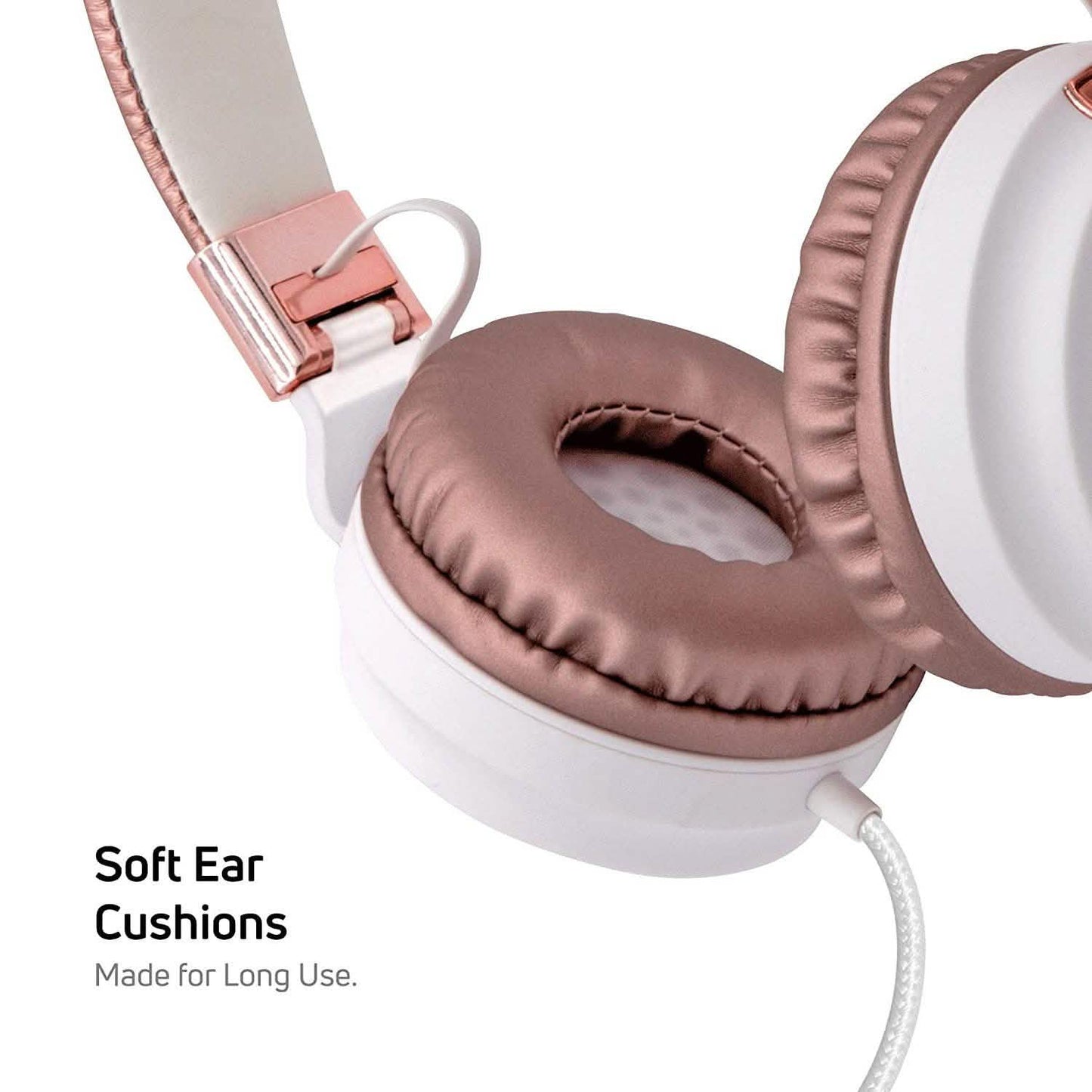 Adjustable Headband On-Ear Headphones with Built-in Mic DailySale