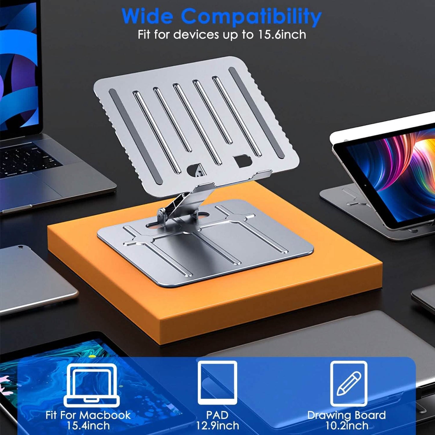 Adjustable Stepless Angle Laptop Stand Riser DailySale