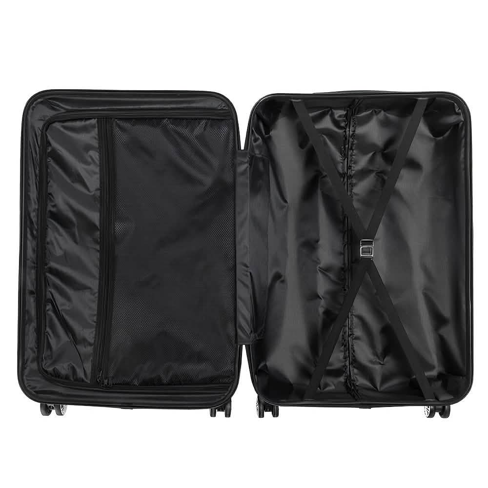 3-Piece Hard Shell Luggage Set with TSA Lock – 20/24/28 Inch 360° Spinner Wheels DailySale