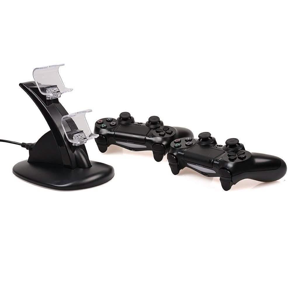 AGPtek Dual USB Charger Charging Docking Station for PS4 DailySale