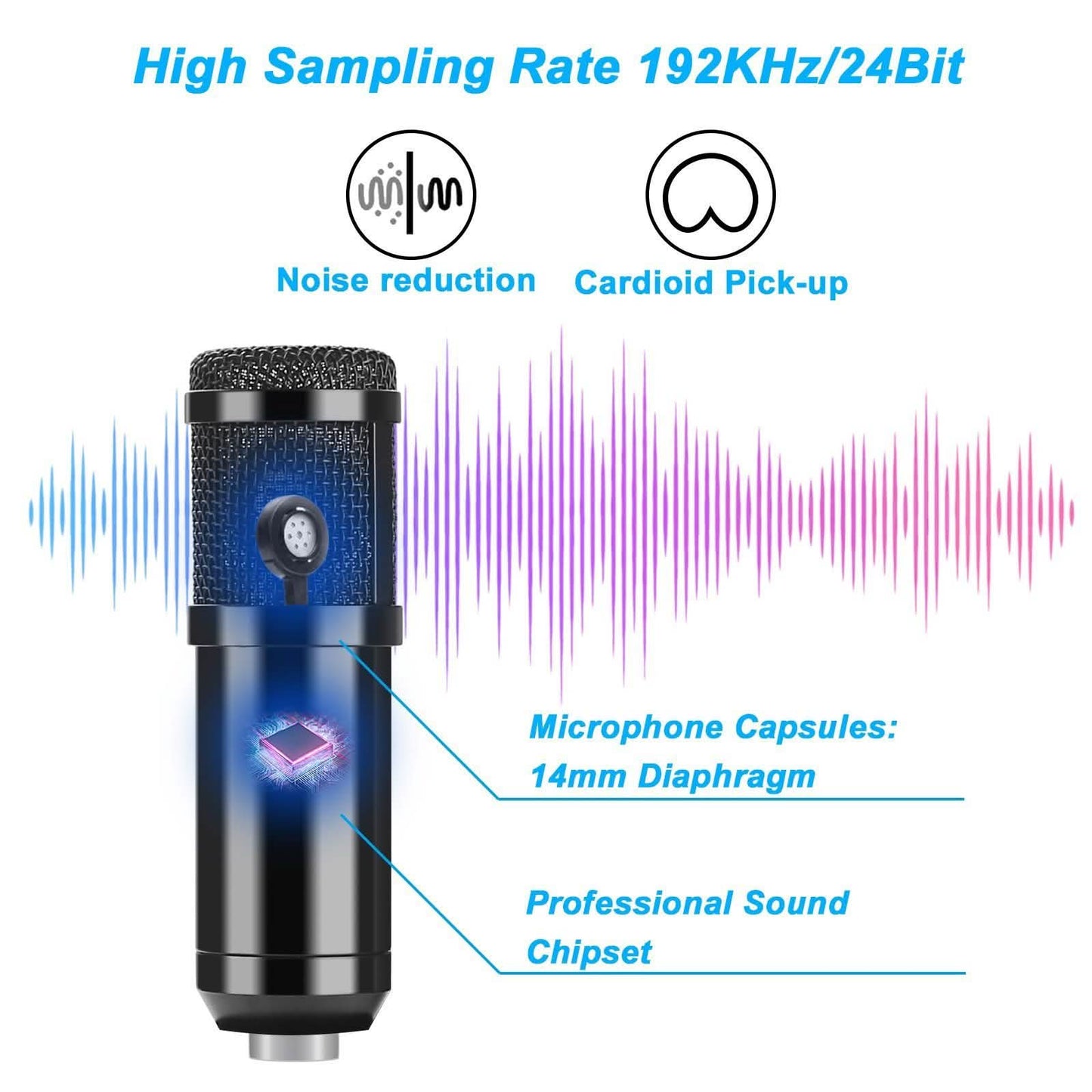 AGPtEK USB Condenser Microphone DailySale