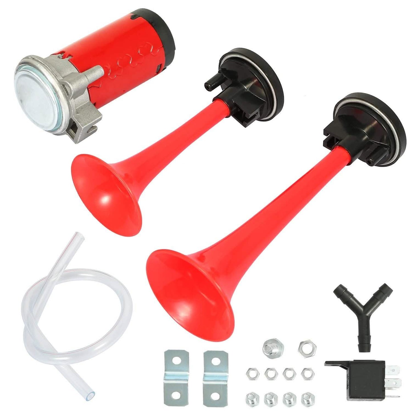 Air Horn Dual Trumpet 12V 115DB DailySale