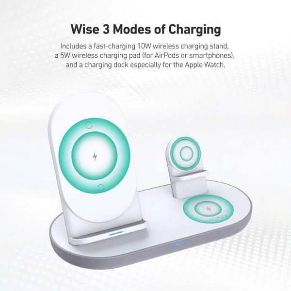 Aircore 3-in-1 Wireless Charging Station Stand DailySale