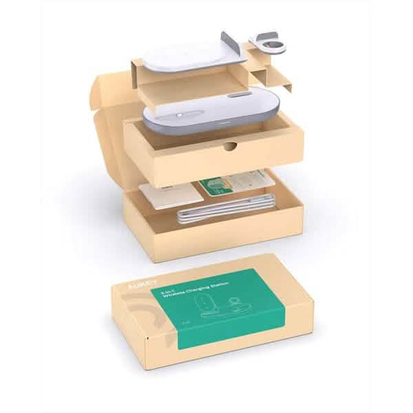 Aircore 3-in-1 Wireless Charging Station Stand DailySale