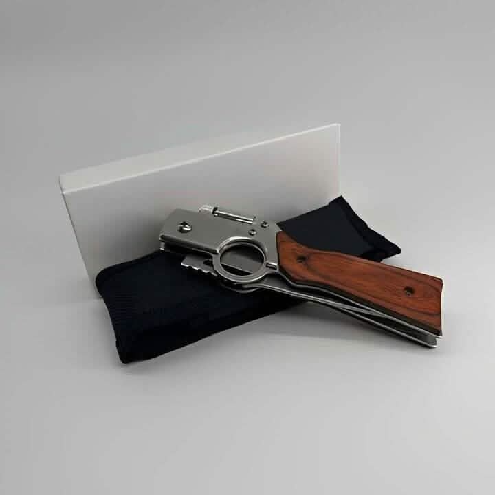 AK47 Pocket Folding Knife, Tactical Knife for Camping Hunting Survival Indoor and Outdoor Activities DailySale