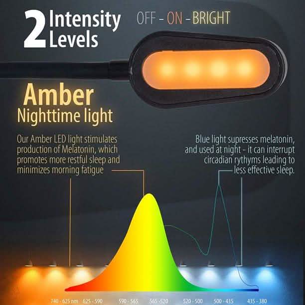 All in One Book Light Gift Set- 1600K Soft Strain-Free Reading Light DailySale