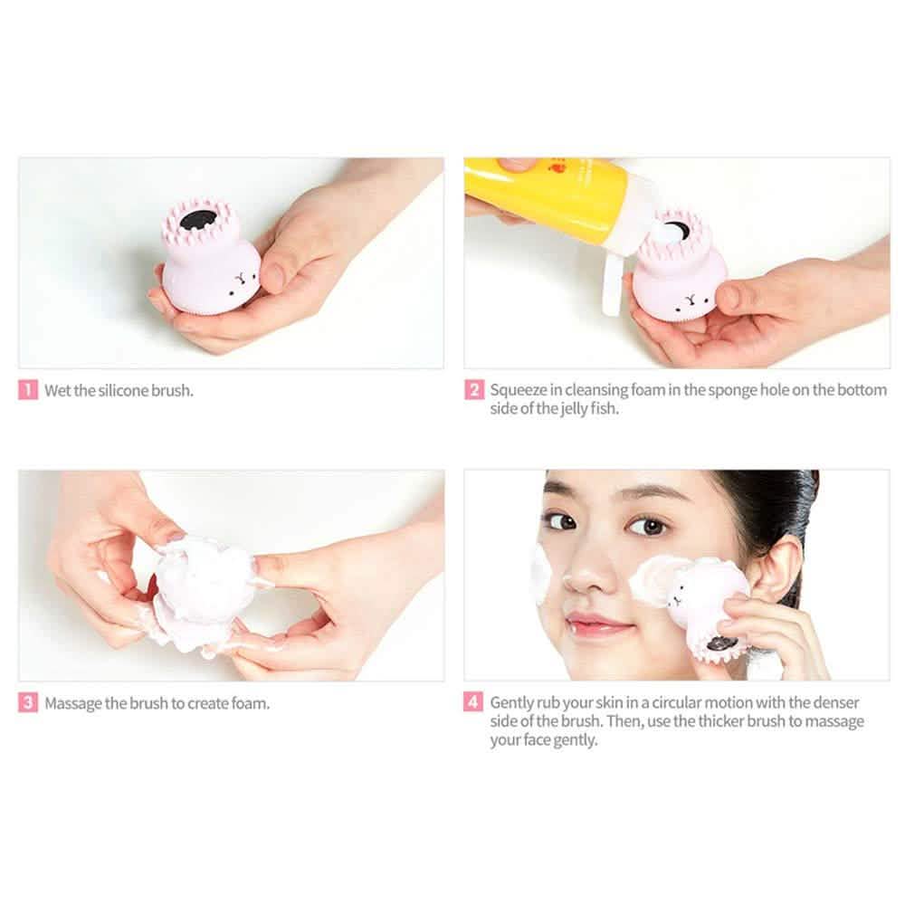 All in One Deep Pore Cleansing Sponge and Brush DailySale