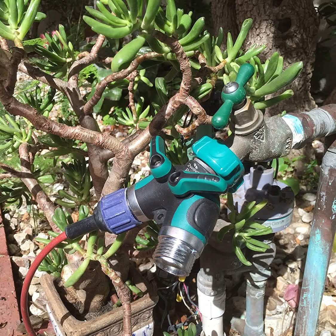 All Metal Body Garden Hose Splitter DailySale