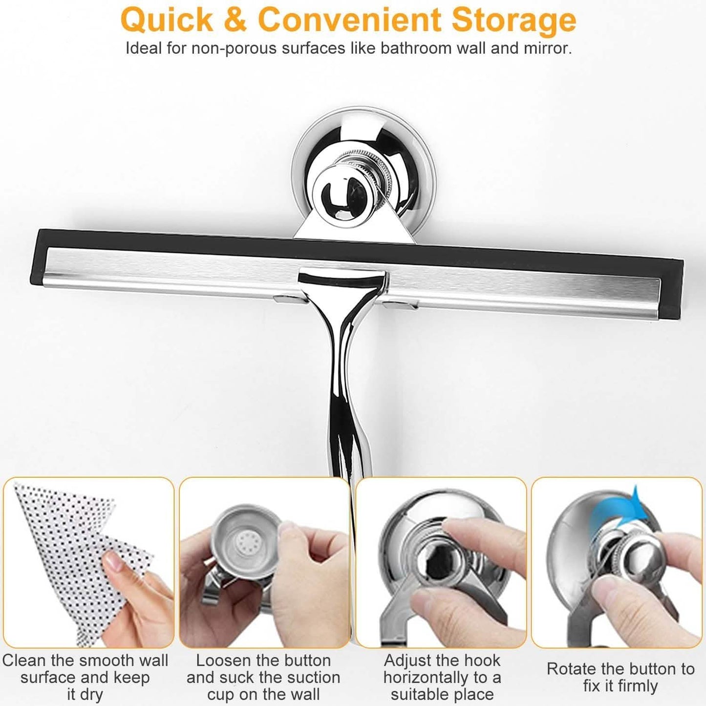 All Purpose Stainless Steel Squeegee Cleaner DailySale