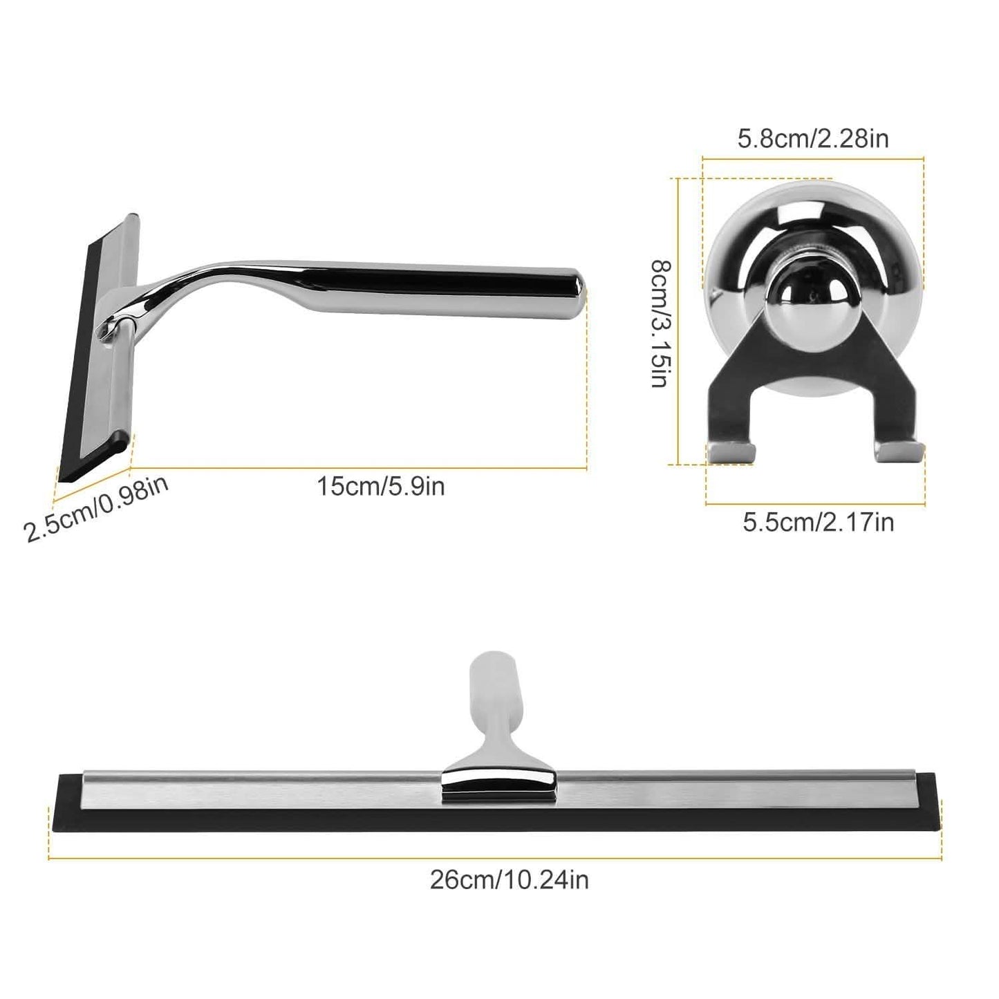 All Purpose Stainless Steel Squeegee Cleaner DailySale