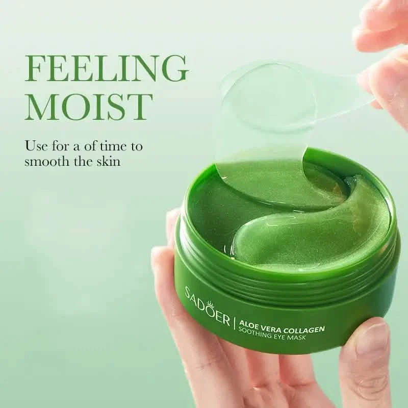 Aloe & Collagen Crystal Eye Mask - Hypoallergenic, Firming Moisturizing Care for All Skin Types DailySale